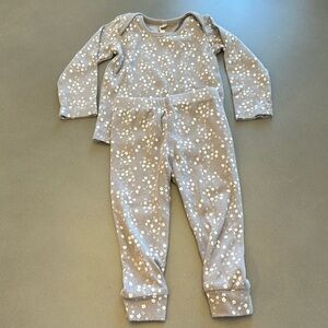 Quincy Mae L/S floral thermal set 12-18 months